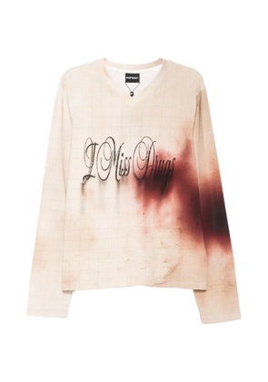 MADFRENZY Miss V-neck top - Neutrals