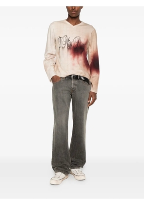 MADFRENZY Miss V-neck top - Neutrals