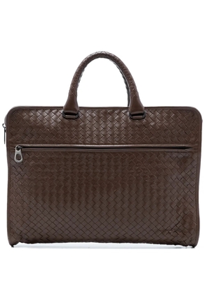 Bottega Veneta Pre-Owned 2012-2026 Nappa Intrecciato business bag - Brown