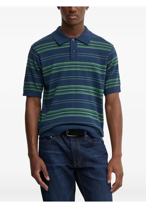 Levi's striped short-sleeve polo shirt - Blue