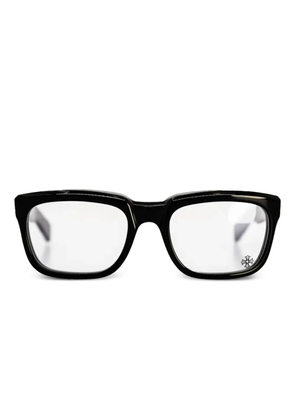 Chrome Hearts rectangle-frame glasses - Black