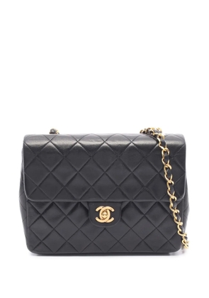 CHANEL Pre-Owned 1991-1994 Mini Lambskin Single Flap shoulder bag - Black