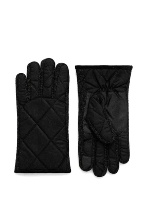 Barbour quilted-design gloves - Black