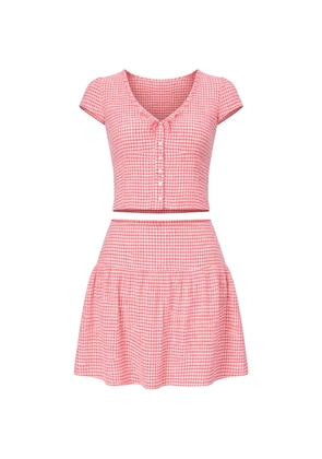 Reformation Dorothea two piece skirt - Pink