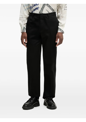 Emporio Armani belt-loops trousers - Black