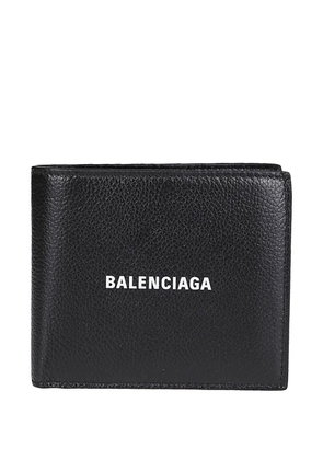 Balenciaga Cash square leather wallet - Black