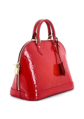 Louis Vuitton Pre-Owned Alma Handbag Monogram Vernis PM satchel - Red