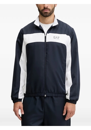 Ea7 Emporio Armani striped track jacket - Blue