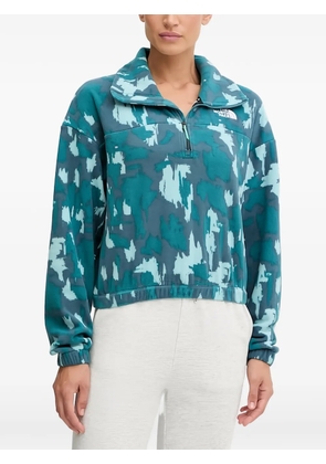 The North Face half-zip patterned sweatshirt - Blue
