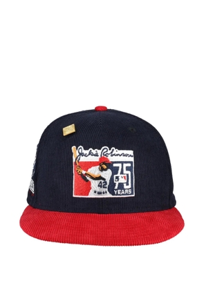 NEW ERA CAP 59FIFTY Jackie Robinson Act patched fitted hat - Blue