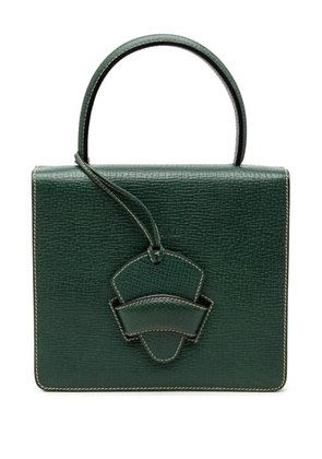 Loewe Pre-Owned 2000-2025 Textured Leather Barcelona Top Handle Bag satchel - Green