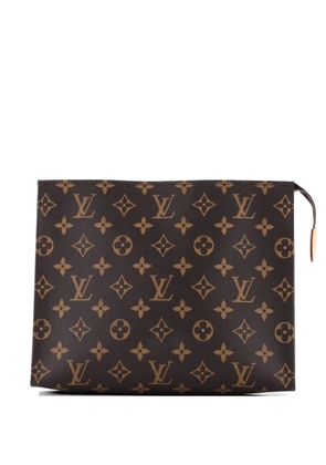 Louis Vuitton Pre-Owned Toiletry Pouch Monogram Canvas 26 clutch bag - Brown