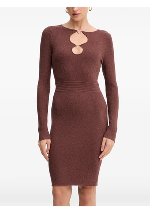 FRACOMINA ring detail dress - Brown