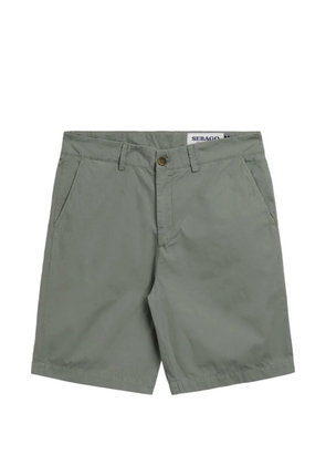 Sebago button-fastening chino shorts - Green