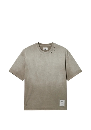 izzue distressed T-shirt - Neutrals