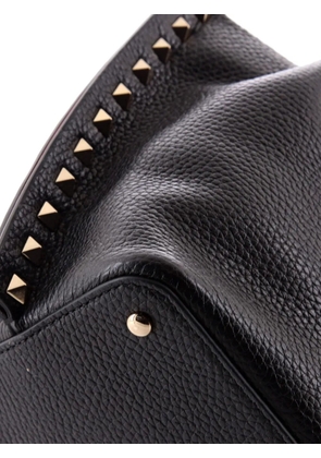 Valentino Garavani Pre-Owned Rockstud Convertible Top Handle Open Leather Mini tote bag - Black