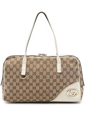 Gucci Pre-Owned 2000-2015 GG Canvas New Britt shoulder bag - Neutrals