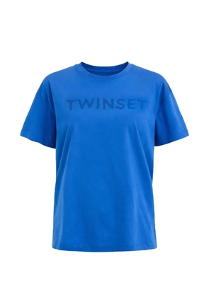 TWINSET crew-neck T-shirt - Blue