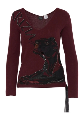 Krizia Pre-Owned cashmere sweater - Red