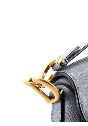 Christian Dior Pre-Owned Saddle Handbag Leather Mini shoulder bag - Blue