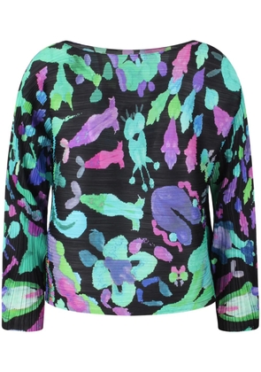 Pleats Please Issey Miyake Dance With New Friends top - Green