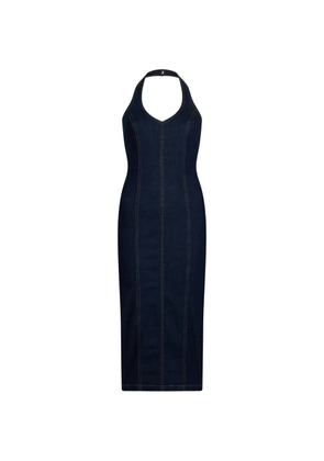 LIU JO denim midi dress - Blue