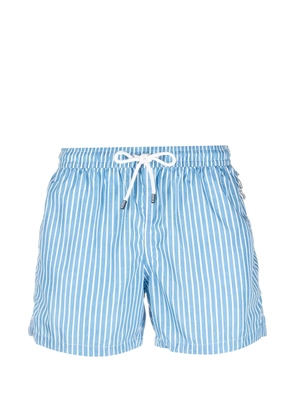 Fedeli striped swim shorts - Blue