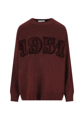 Max Mara crew-neck sweater - Red