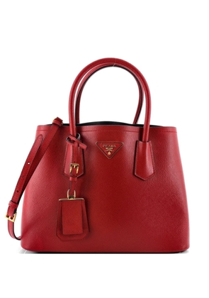 Prada Pre-Owned Cuir Double Saffiano Leather Medium tote bag - Red