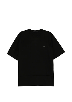 SONGZIO graphic-embroidered T-shirt - Black