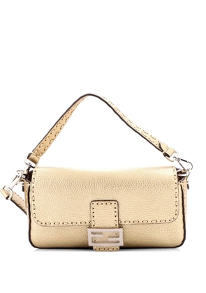 Fendi Pre-Owned Selleria Baguette NM Bag Leather Medium shoulder bag - Gold