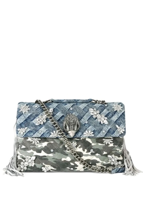 Kurt Geiger XXL Kensington crystal-embellished shoulder bag - Grey