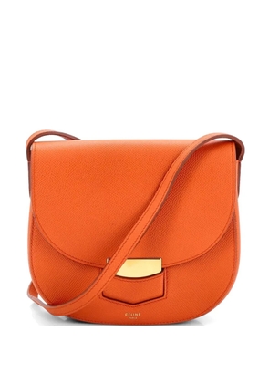 Celine Pre-Owned Trotteur Grainy Leather Small crossbody bag - Orange