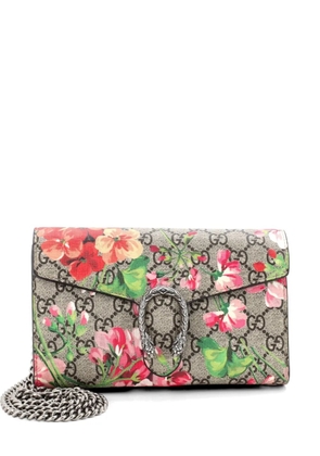 Gucci Pre-Owned Dionysus Chain Wallet Blooms Print GG Coated Canvas Small crossbody bag - Multicolour