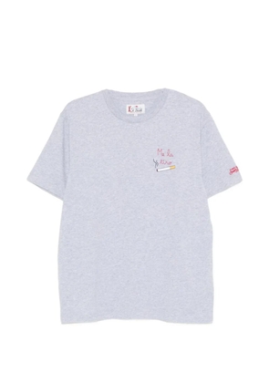 MC2 Saint Barth Arnott cigarette-detail short-sleeve T-shirt - Grey