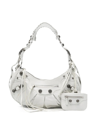 Balenciaga Pre-Owned Le Cagole S leather shoulder bag - White