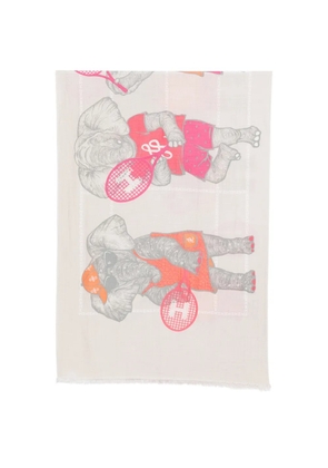 Hemisphere graphic-print scarf - Neutrals