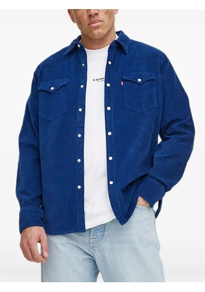 Levi's Barstow corduroy buttoned western shirt - Blue