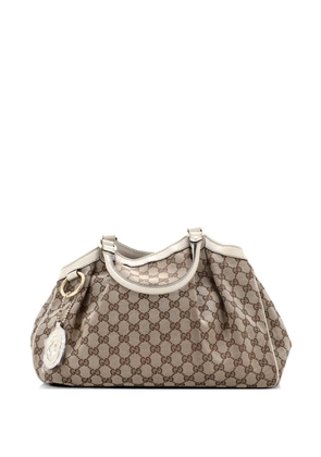 Gucci Pre-Owned Sukey GG Canvas with Leather Medium tote bag - Brown