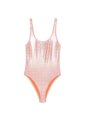 Barbara Bologna metallic-finish swimsuit - Pink