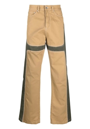 Who Decides War straight-leg trousers - Neutrals