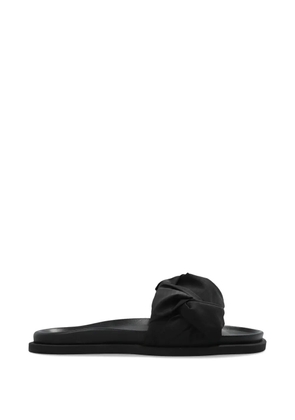 Inuikii knotted-upper flat sandals - Black
