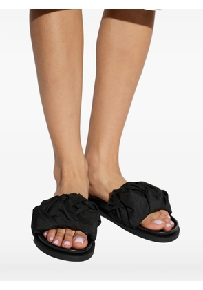 Inuikii knotted-upper flat sandals - Black