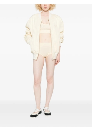 Plan C V-neck sleeveless top - Neutrals