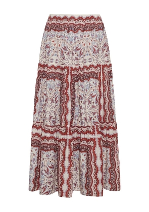 Cara Cara Melanie paisley maxi skirt - Neutrals