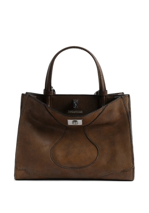Zadig&Voltaire Jack nano leather satchel - Brown