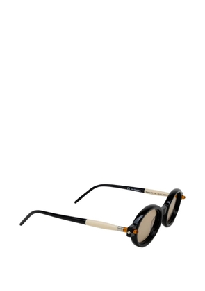 Kuboraum P6 round-frame sunglasses - Black