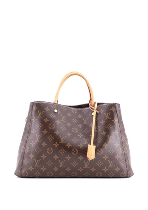 Louis Vuitton Pre-Owned Montaigne Handbag Monogram Canvas GM tote bag - Brown
