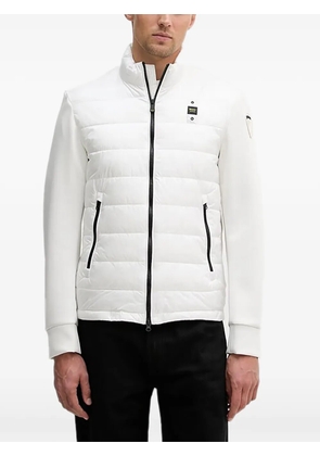 Blauer quilted patch jacket - White