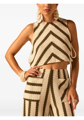 JBQ striped top - Neutrals